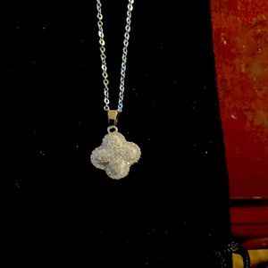 Nikola Valenti  Diamond Pave’ Necklace, With Adjustable White Gold Chain.